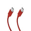 SBS TECABLETISSUETCCR USB-C - USB-C 1.5m 60W pintas laidas - raudonas