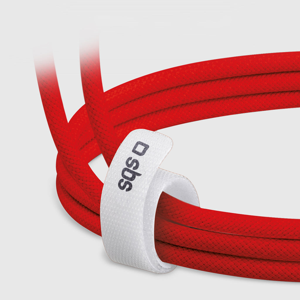 SBS TECABLETISSUETCCR USB-C - USB-C 1.5m 60W pintas laidas - raudonas