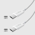 SBS TECABLETISSUETCCG USB-C - USB-C 1.5m 60W pintas laidas - pilkas