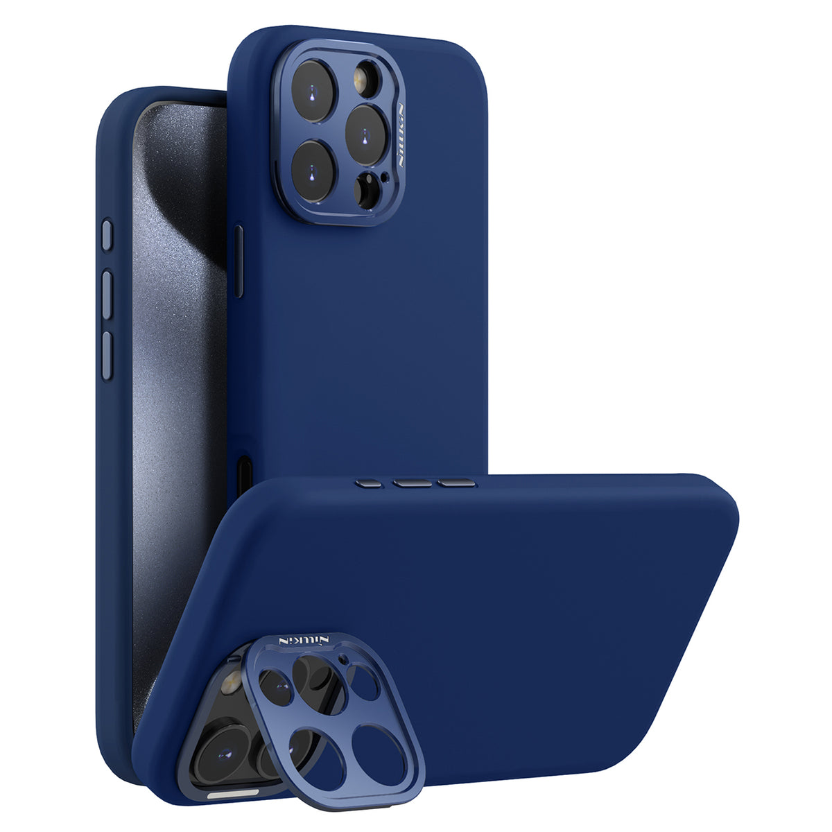 LensWing magnetinis dėklas iPhone 16 Pro – mėlynas