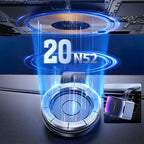 Wozinsky WCZ2Y2S magnetinis automobilinis laikiklis su 15W MagSafe indukciniu įkrovikliu automobilio kokpitui juodas
