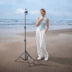 Wozinsky WRLD-00Y1S trikojis – patvarus anglies plieno trikojis 1,7 m matinis – juodas -- Selfie Sticks & Tripods