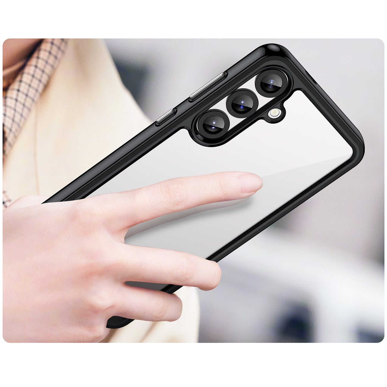 Outer Space dėklas Samsung Galaxy A36 – juodas