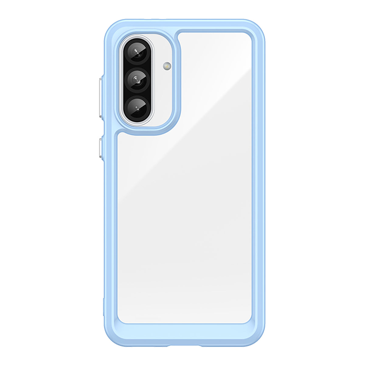 Skaidrus dėklas Samsung Galaxy A36 „Outer Space“ – mėlynas