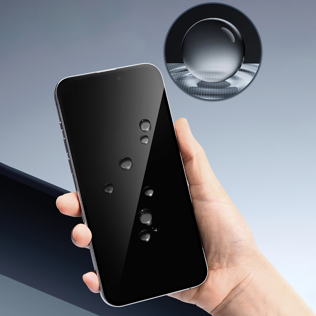 Joyroom grūdintas stiklas iPhone 15 Plus/16 Plus – antirefleksinis