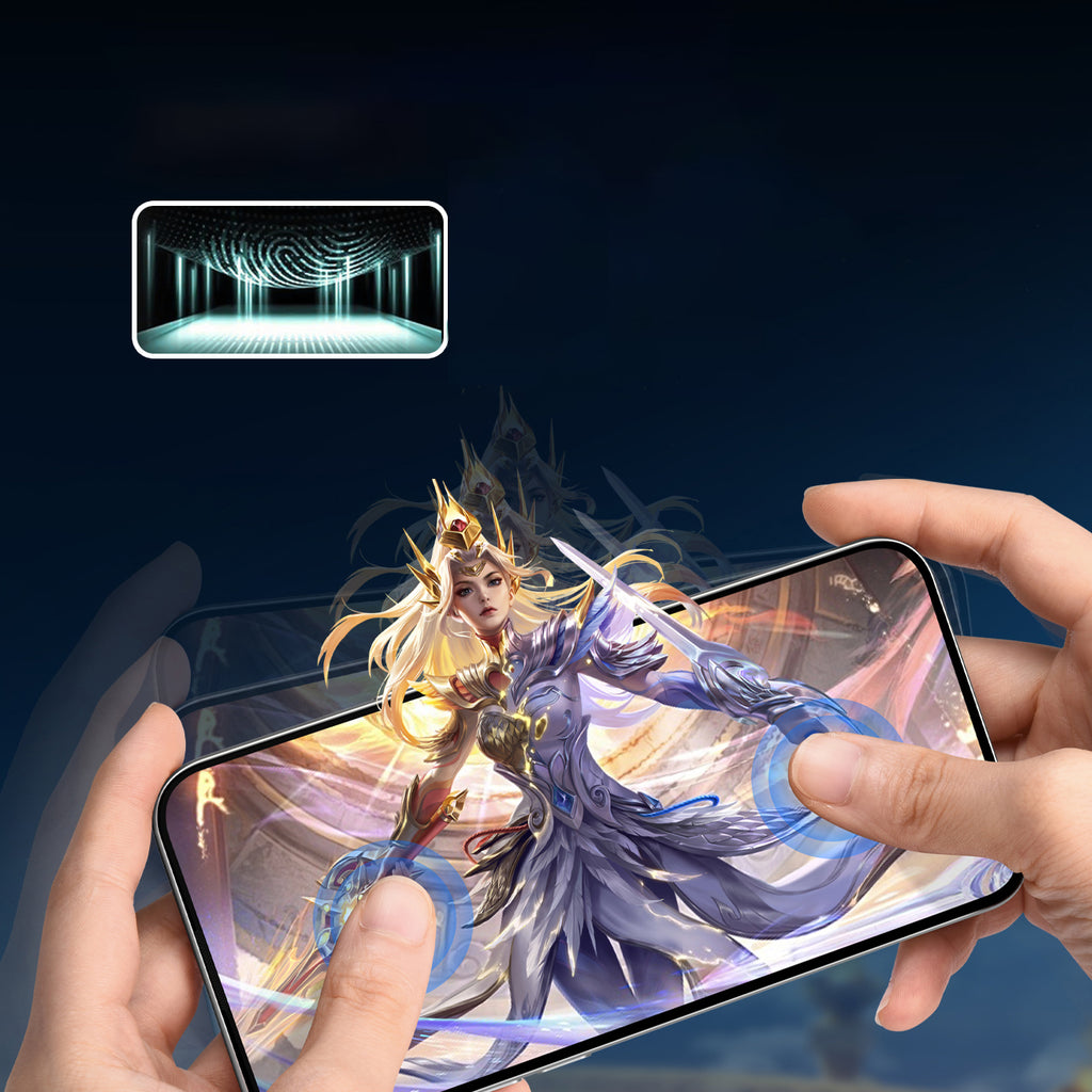 Joyroom grūdintas stiklas iPhone 15 Plus/16 Plus – antirefleksinis