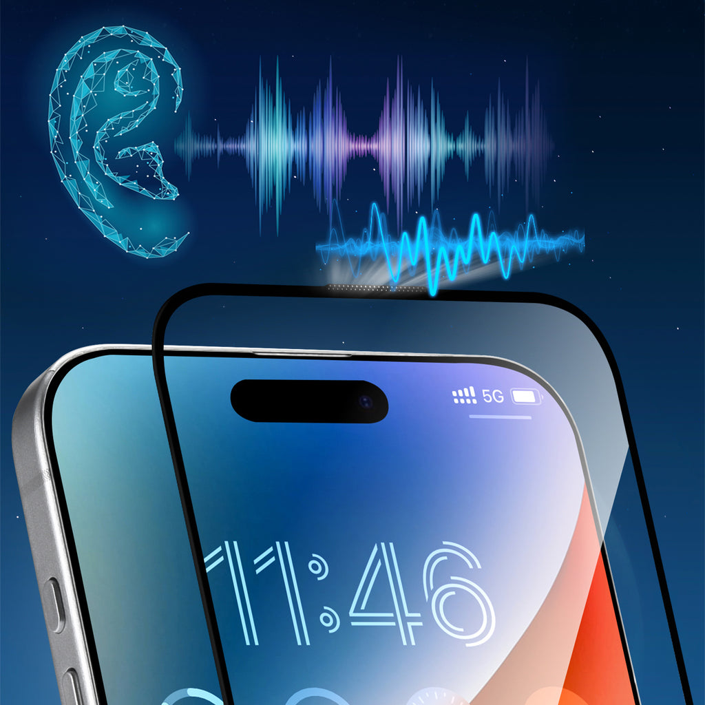 Joyroom grūdintas stiklas iPhone 15 Plus/16 Plus – antirefleksinis