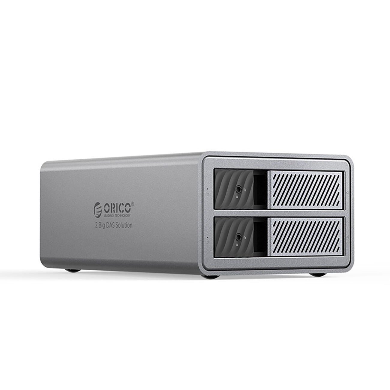 Orico 9828RU3 2 Big DAS sprendimas ProRAID disko masyvas 2 2.5"/3.5" SATA HDD/SSD diskams su RAID valdikliu - pilka --...
