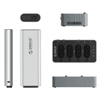 Orico IT48N-C 4 diskų dokavimo stotis su M.2 NVME klonavimo funkcija - Pilka -- Hard Drive Adapters