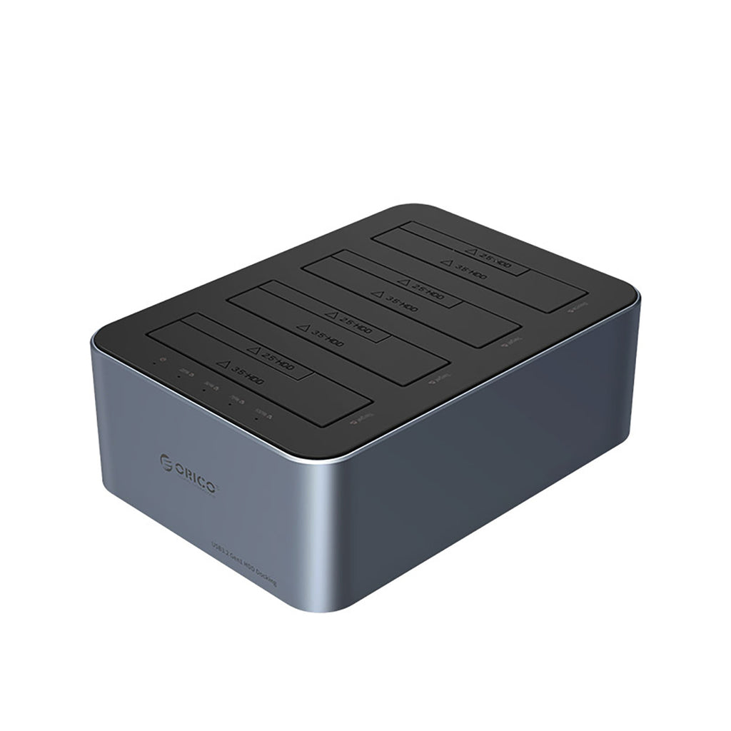 Orico 6646C3-C 4 diskų dokavimo stotis su autonominio klonavimo funkcija 2.5"/3.5" SATA HDD/SSD - Pilka -- Hard Drive...