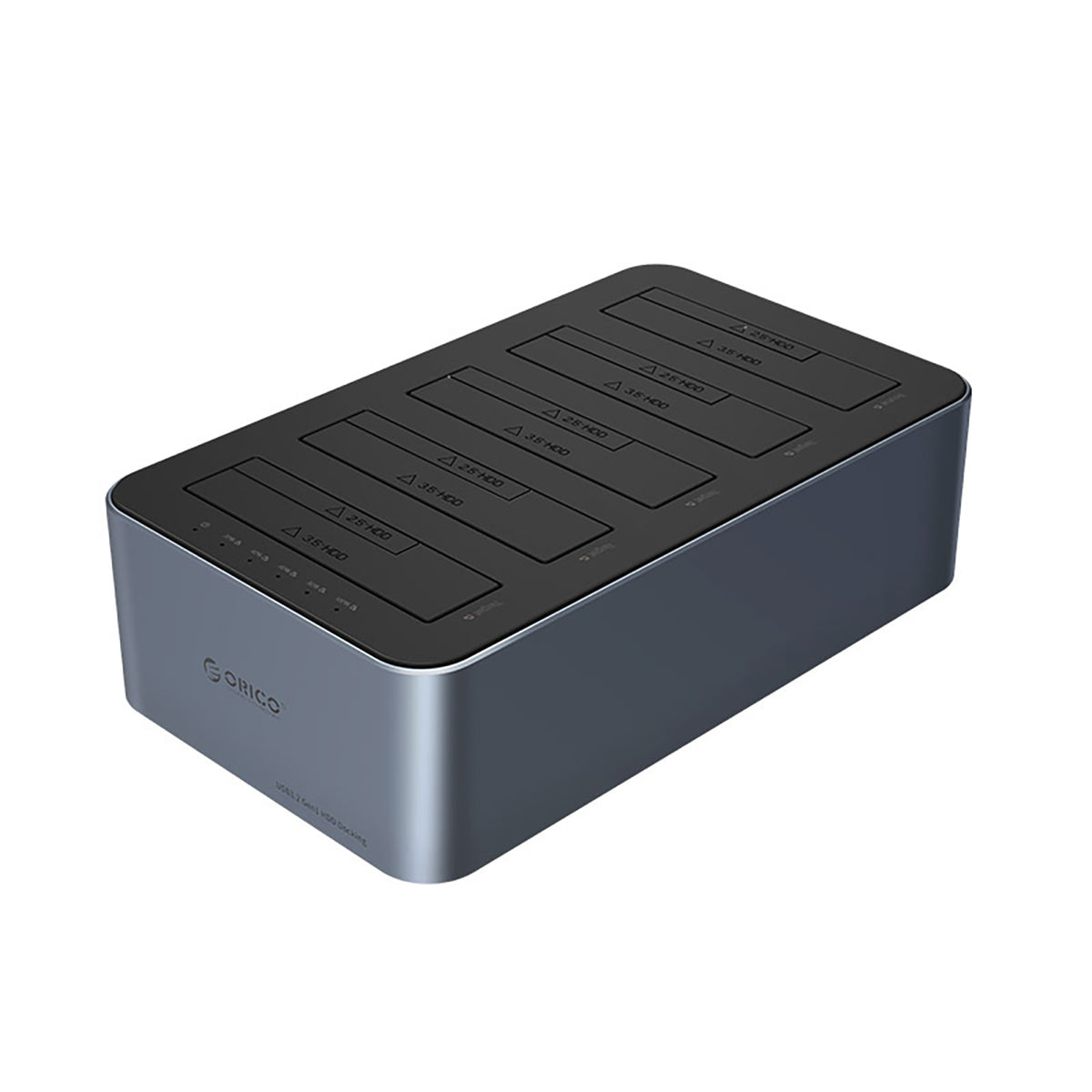 Orico 6656C3-C 5 lizdų dokavimo stotis su autonominio klonavimo funkcija 2.5"/3.5" SATA HDD/SSD - Pilka -- Hard Drive...