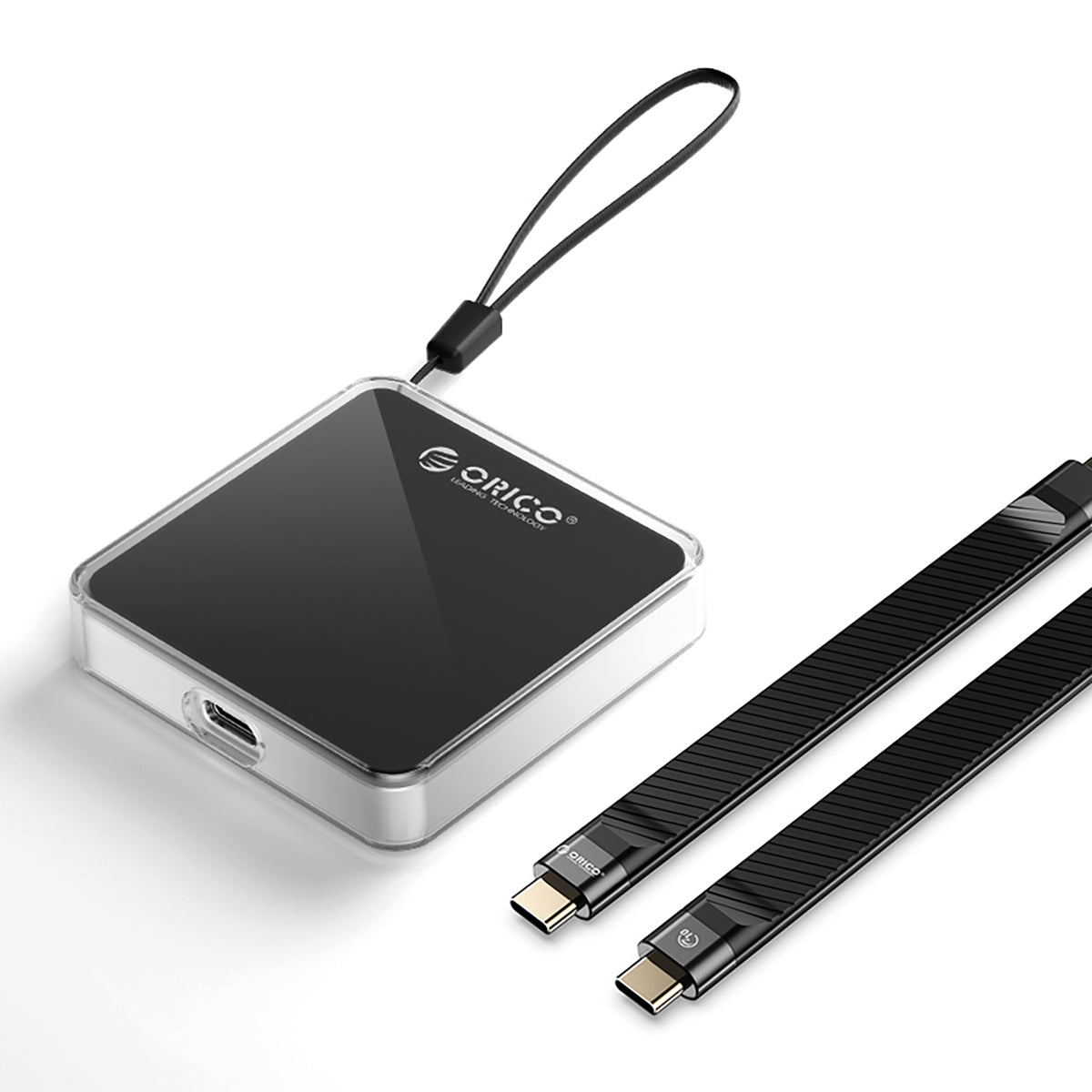 Orico AP30-G2 M.2 NVME magnetinė diskų dėklas MagSafe USB-C 3.2 - Juoda -- Hard Drive Adapters