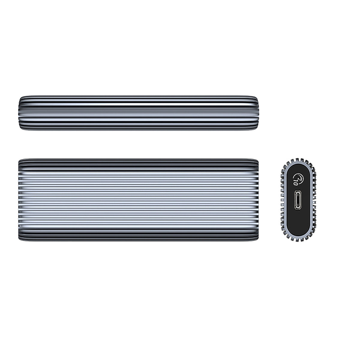 Orico AM2C3-G2 M.2 NVMe USB-C 3.2 disko kišenė - pilka -- Hard Drive Adapters