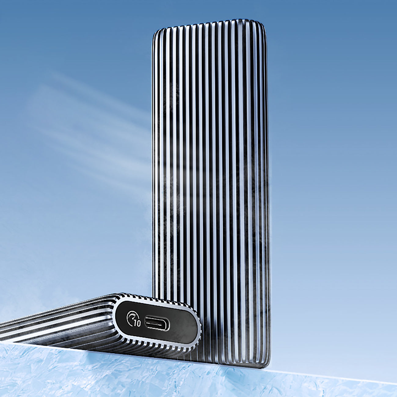 Orico AM2C3-G2 M.2 NVMe USB-C 3.2 disko kišenė - pilka -- Hard Drive Adapters