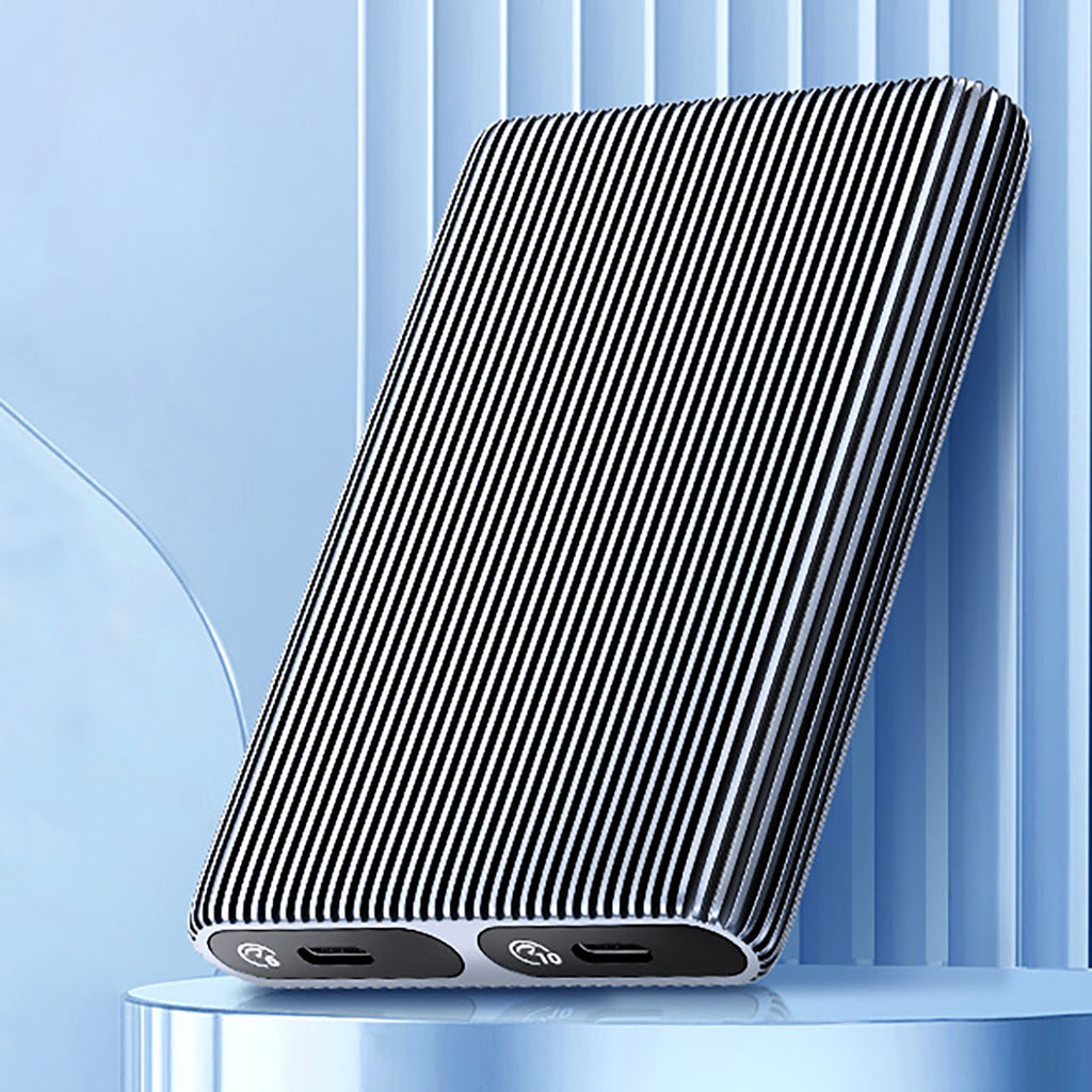 Orico AM2C3-2N dvigubas diskų šaltis dviems M.2 NVME USB-C 3.2 10Gb/s diskams - pilka -- Hard Drive Adapters