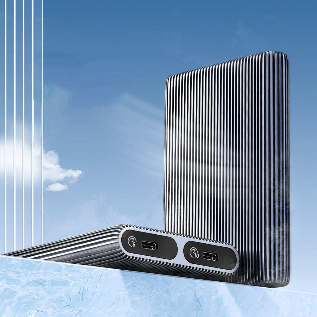 Orico AM2C3-2N dvigubas diskų šaltis dviems M.2 NVME USB-C 3.2 10Gb/s diskams - pilka -- Hard Drive Adapters