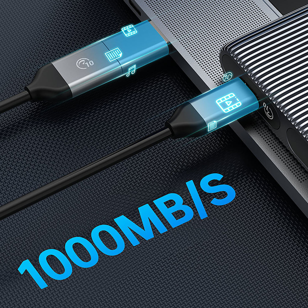 Orico AM2C3-2N dvigubas diskų šaltis dviems M.2 NVME USB-C 3.2 10Gb/s diskams - pilka -- Hard Drive Adapters