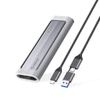 Orico AXM2F-V1 M.2 NGFF USB-C 5Gb/s Diskų Dėklas - Pilkas -- Hard Drive Adapters