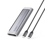 Orico AXM2S-G2 M.2 NVME/NGFF USB-C 10Gb/s diskų dėžutė - pilka -- Hard Drive Adapters