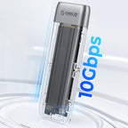 Orico TXM2-C3 M.2 NVME USB-C 3.2 10Gb/s diskų dėžutė - pilka -- Hard Drive Adapters
