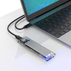 Orico TCM2-C3 M.2 NVME į USB-C 10Gb/s diskų dėžutė - pilka -- Hard Drive Adapters