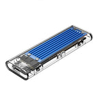 Orico TCM2-C3 M.2 NVME į USB-C 10Gb/s Disko Dėklas – Mėlynas -- Hard Drive Adapters