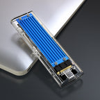 Orico TCM2-C3 M.2 NVME į USB-C 10Gb/s Disko Dėklas – Mėlynas -- Hard Drive Adapters