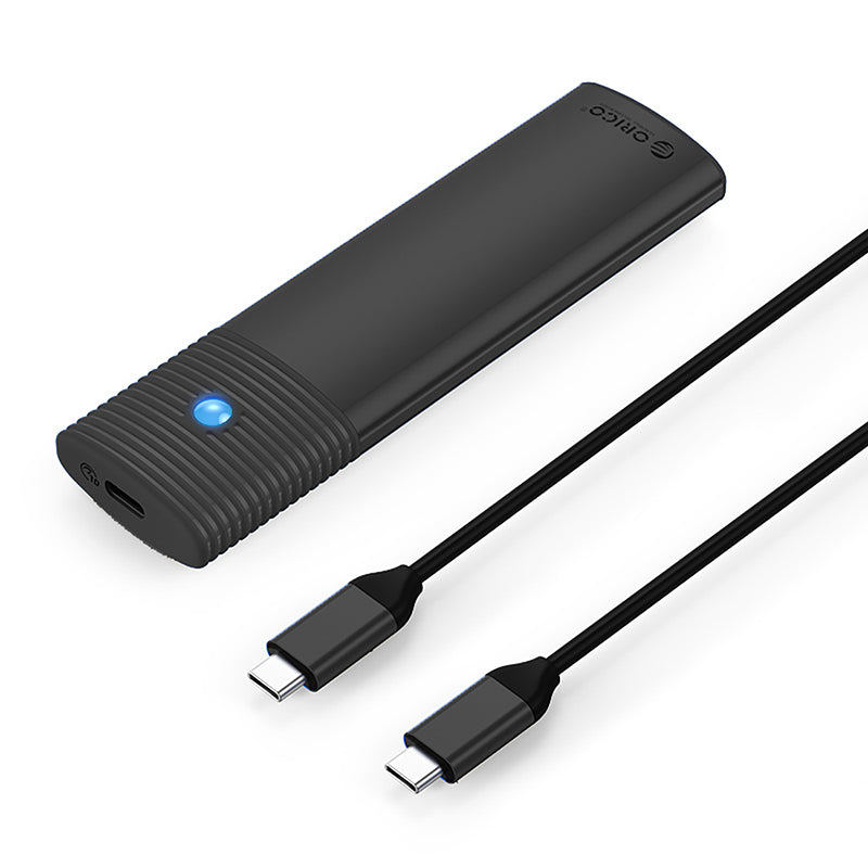 Orico PWM2-G2 M.2 NVME USB-C 10Gb/s Disko Dėklas – Juodas -- Hard Drive Adapters