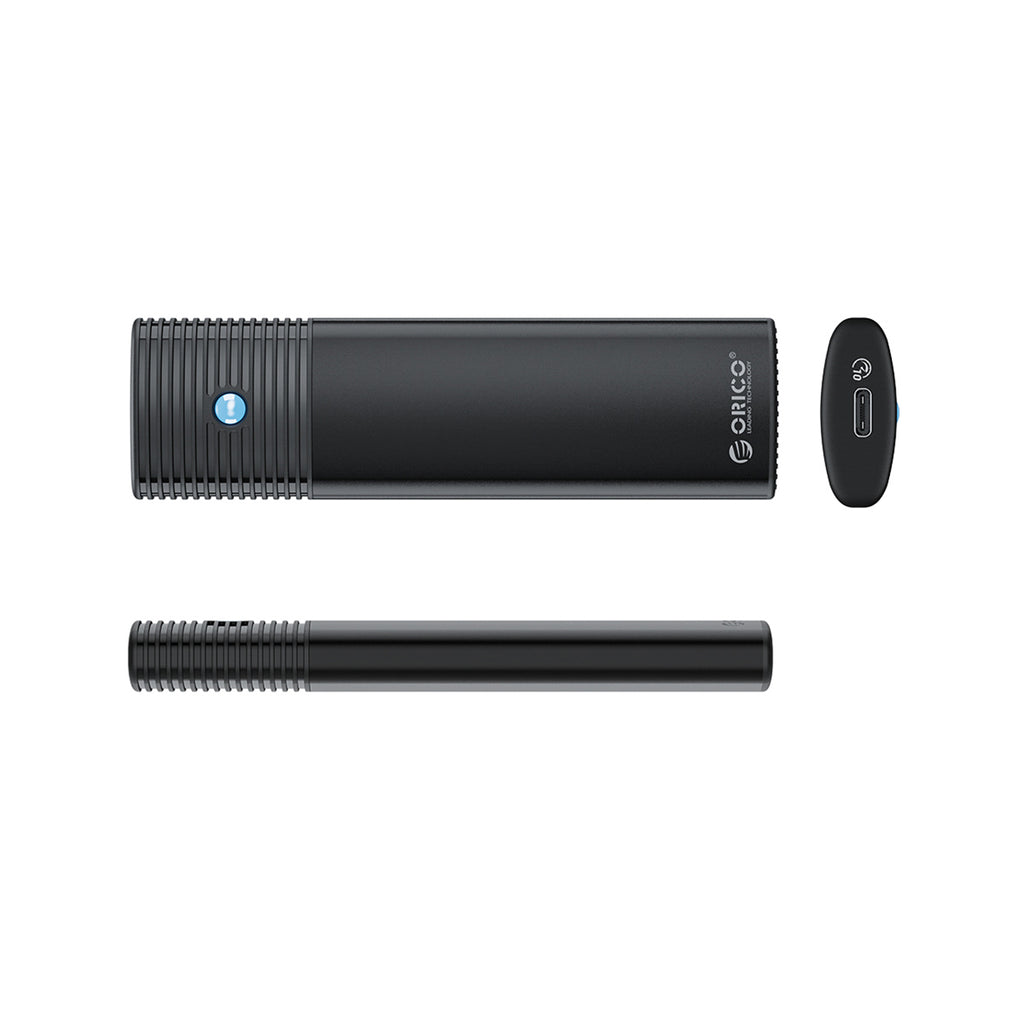 Orico PWM2 M.2 NGFF SATA USB-C 5Gb/s Disko Dėklas – Juodas -- Hard Drive Adapters