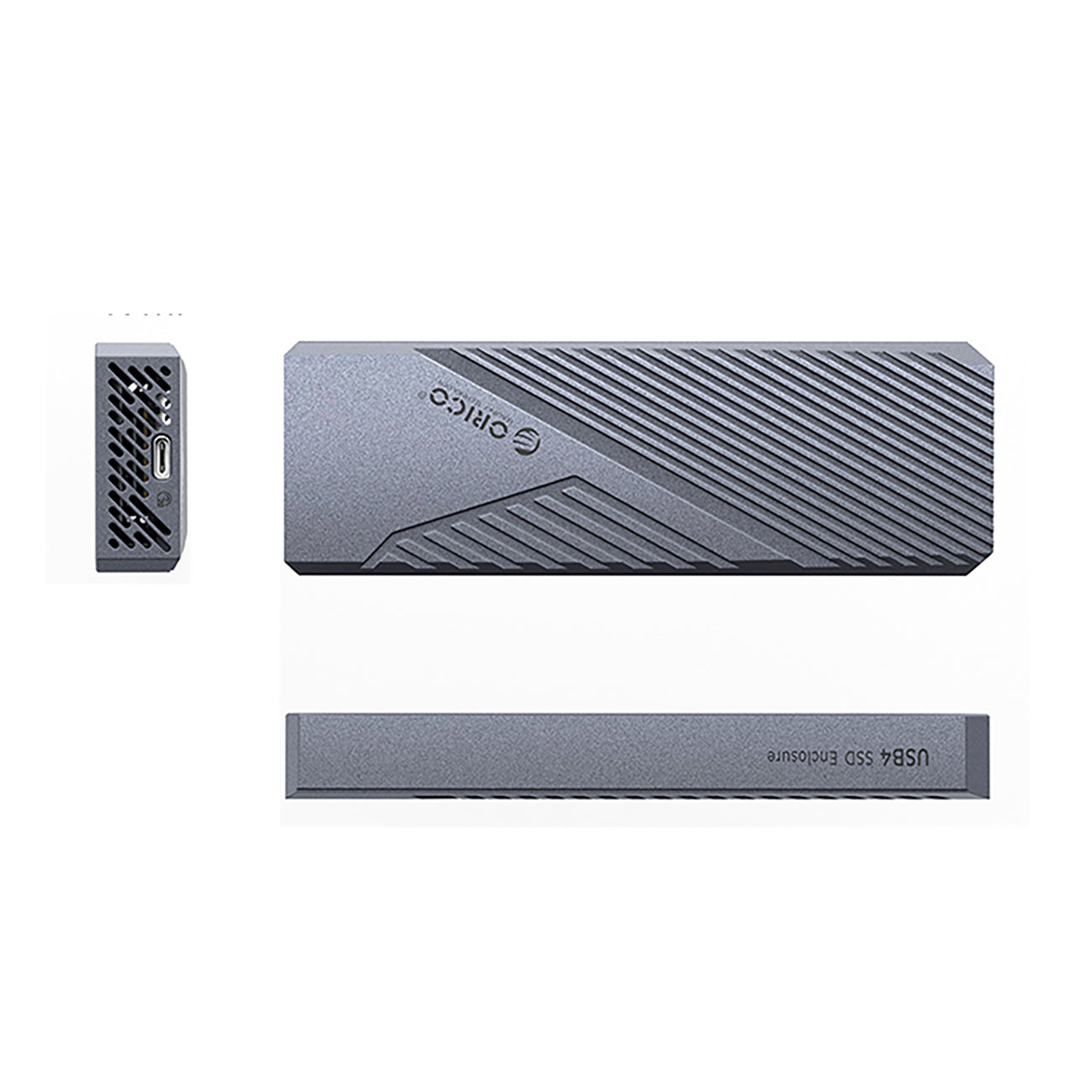 Orico CNM2-G20 M.2 NVME USB-C 3.2 20Gb/s Disko Dėklas – Pilkas -- Hard Drive Adapters