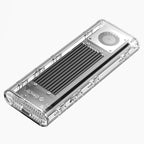 Orico TCM2-G20 M.2 NVME USB-C 3.2 20Gb/s disko dėklas – sidabrinis/skaidrus -- Hard Drive Adapters