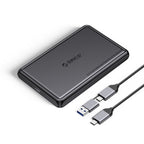 Orico DDL25-C3 2,5" HDD/SSD USB-C 5Gb/s diskų šaltis - juodas -- Hard Drive Adapters