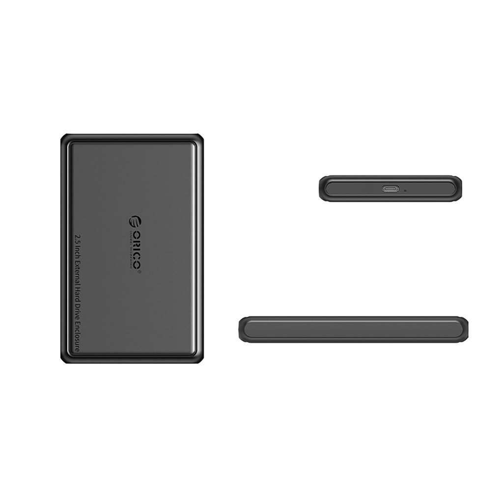 Orico DDL25-C3 2,5" HDD/SSD USB-C 5Gb/s diskų šaltis - juodas -- Hard Drive Adapters