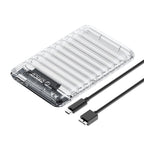 Orico 2139U3-V1 2,5" HDD/SSD USB Micro-B 5Gb/s disko dėklas – skaidrus -- Hard Drive Adapters