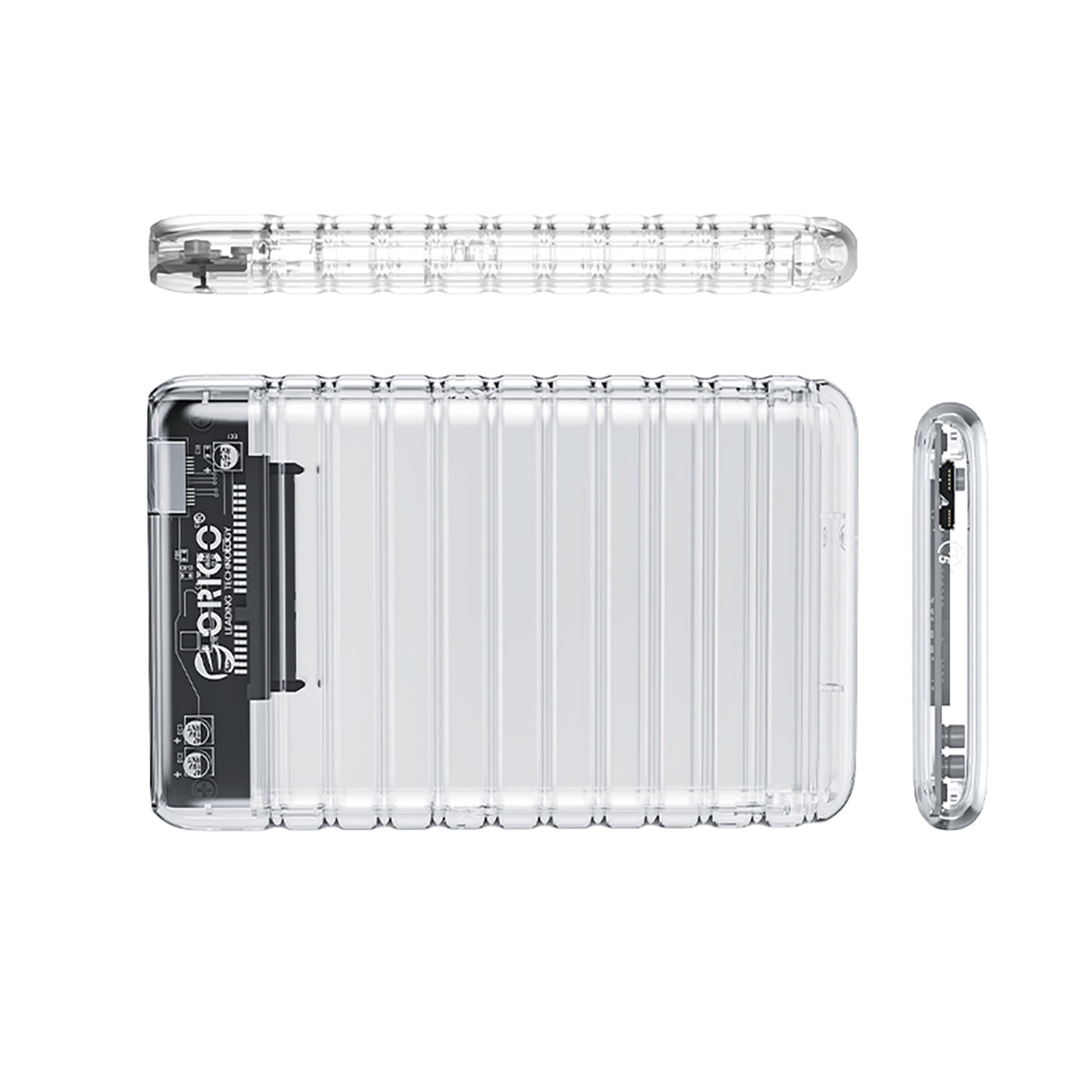 Orico 2139U3-V1 2,5" HDD/SSD USB Micro-B 5Gb/s disko dėklas – skaidrus -- Hard Drive Adapters