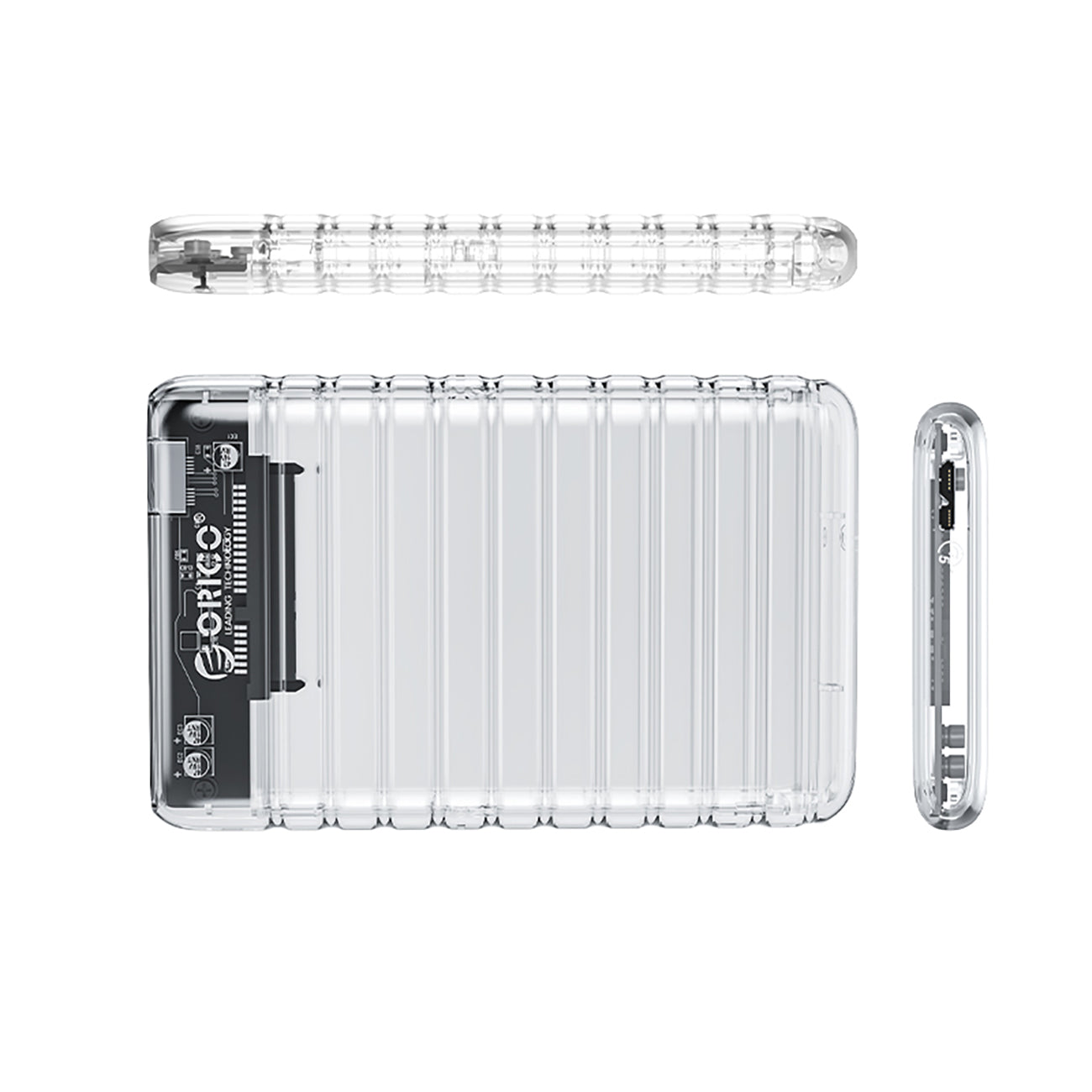 Orico 2139U3-V1 2,5" HDD/SSD USB Micro-B 5Gb/s disko dėklas – skaidrus -- Hard Drive Adapters