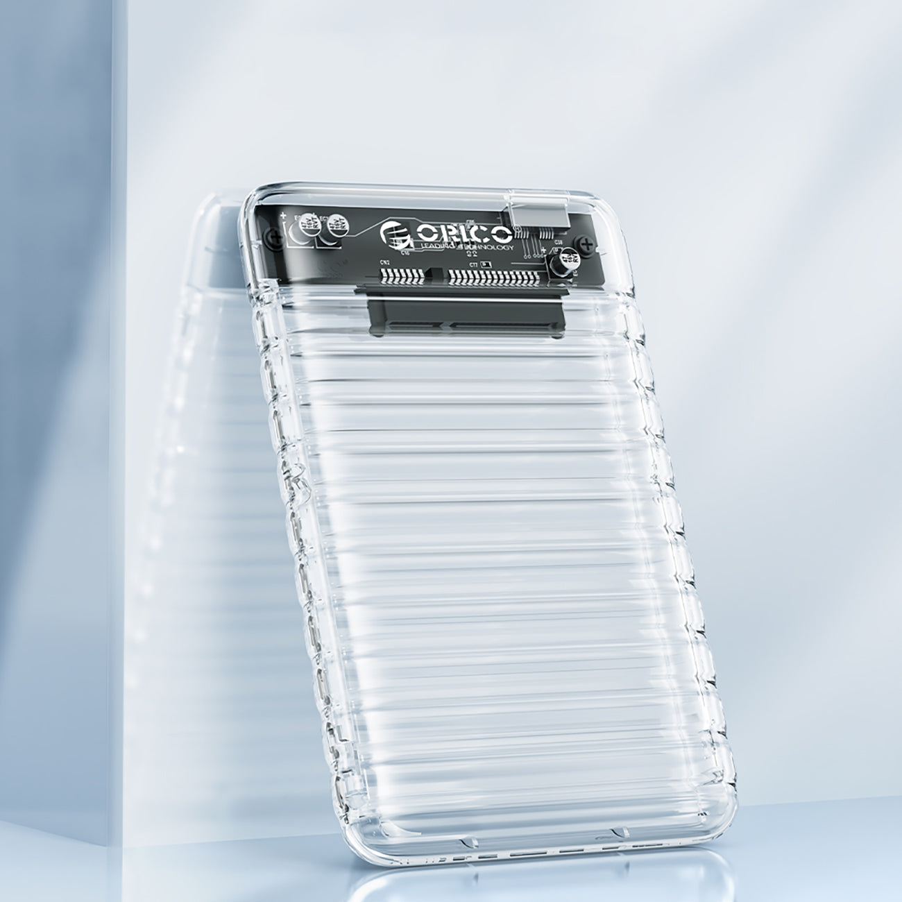 Orico 2139U3-V1 2,5" HDD/SSD USB Micro-B 5Gb/s disko dėklas – skaidrus -- Hard Drive Adapters