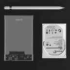 Orico 2139C3 2,5" HDD/SSD USB-C 5Gb/s diskų kaupiklis - skaidrus -- Hard Drive Adapters