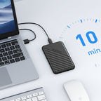 Orico 25PW1-U3 2,5" HDD/SSD Micro USB-B 3.0 5Gb/s Disko Kasetė - Juoda -- Hard Drive Adapters