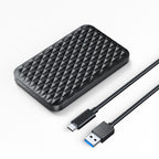 Orico 2520C3-V1 2,5" HDD/SSD USB-C 5Gb/s Disko Kasetė - Juoda -- Hard Drive Adapters