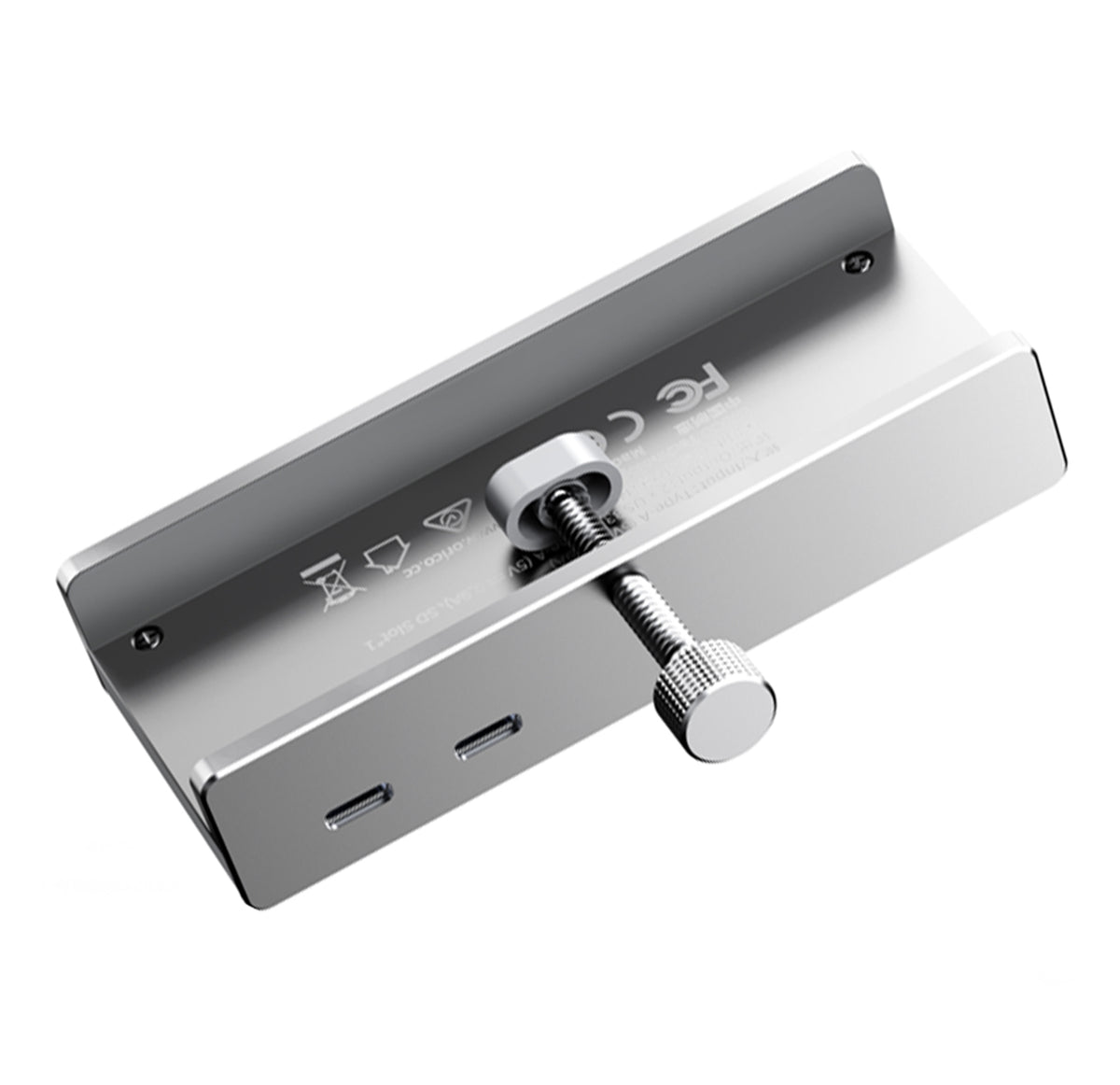 Orico MH5PMM šaliklis su spaustuku USB-C / 2x USB-A 3.0, + SD&TF + 3,5 mm garso - juodas -- USB Hubs