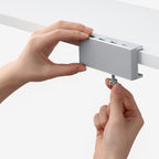 Orico MH4PC šaliklis su spaustuku USB-C / 3x USB-A 3.0 + 1x USB-C 3.0 - sidabras -- USB Hubs