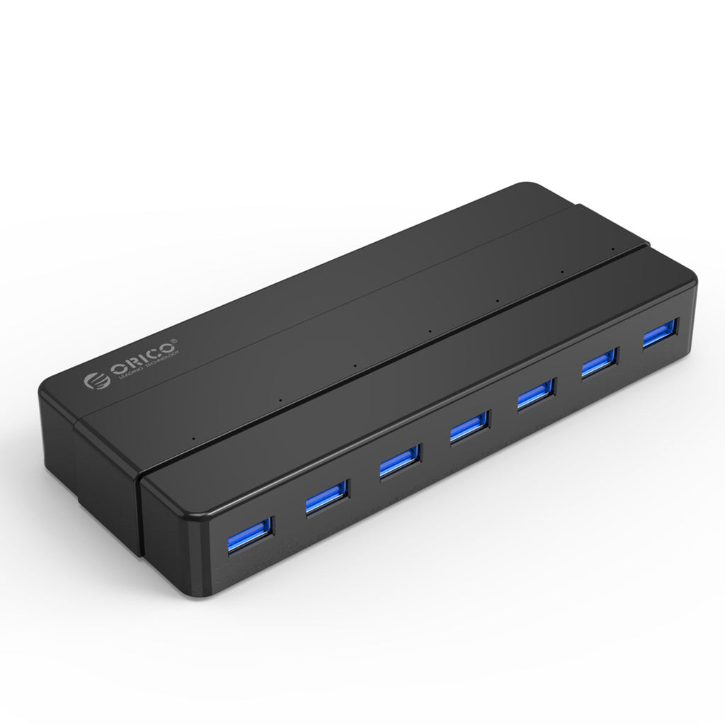 Orico H7928-U3-V1 šaliklis 7x USB-A 3.0 - juodas -- USB Hubs