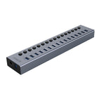Orico BT2U3-16AB žinynas 16x USB-A 3.0 su jungikliais - pilka -- USB Hubs