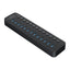 Orico CT2U3-13AB 13x USB-A 3.0 sujungimo dėžė su jungikliais - Juoda -- USB Hubs