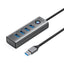 Orico PDD4U-U3 šalunas 4x USB-A 3.0 - Pilka -- USB Hubs