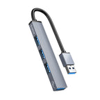 Orico AH-A13 USB-A Hub Docking Station 1x USB-A 3.0 + 3x USB-A 2.0 - Pilka -- USB Hubs