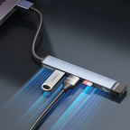 Orico AH-A13 USB-A Hub Docking Station 1x USB-A 3.0 + 3x USB-A 2.0 - Pilka -- USB Hubs