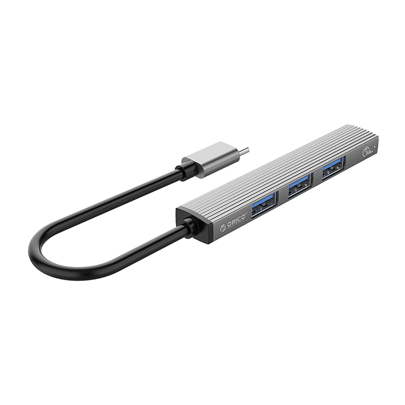 Orico AH-13 USB-C Hub Doko Stotele 1x USB-A 3.0 + 3x USB-A 2.0 - Pilka -- USB Hubs