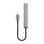 Orico AH-13 USB-C Hub Doko Stotele 1x USB-A 3.0 + 3x USB-A 2.0 - Pilka -- USB Hubs